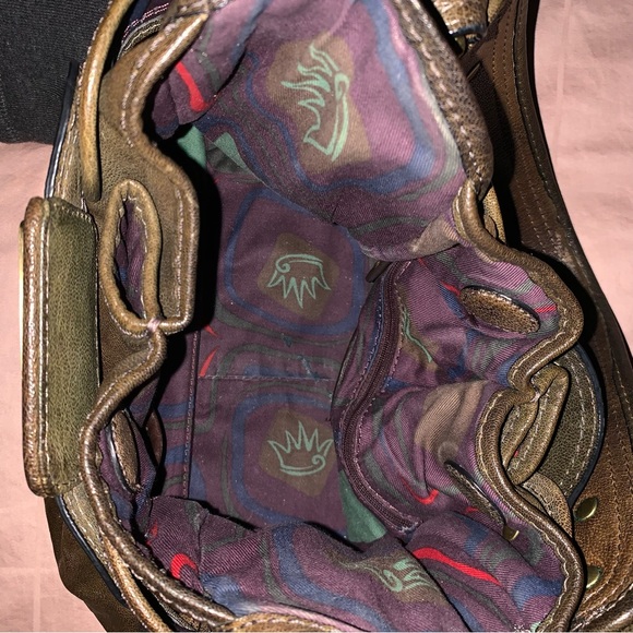 GIANNI BINI BROWN LEATHER BAG - Picture 3 of 3